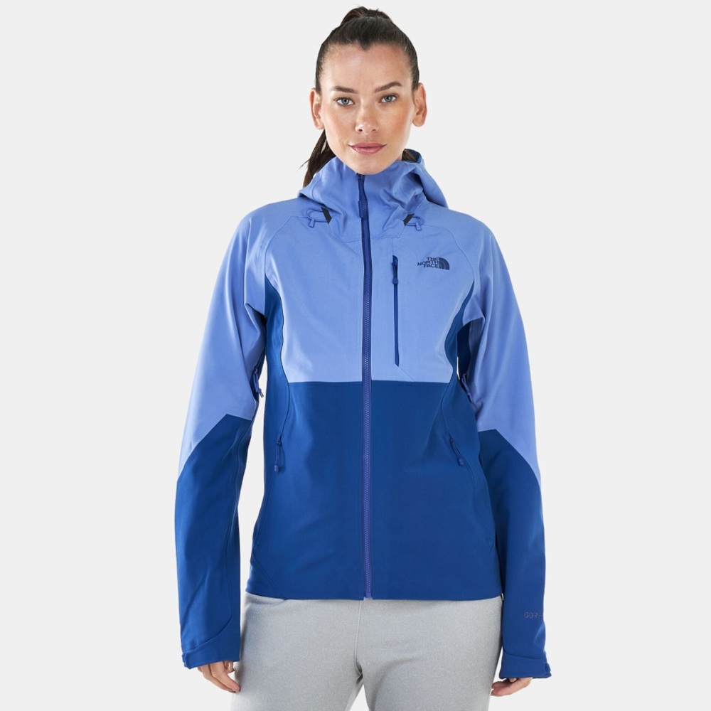 The North Face Apex Flex GTX 2.0 All Weather Two-Tone Blue Jacket EUC